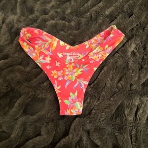 Kulani Kinis Red Floral Bikini Bottom